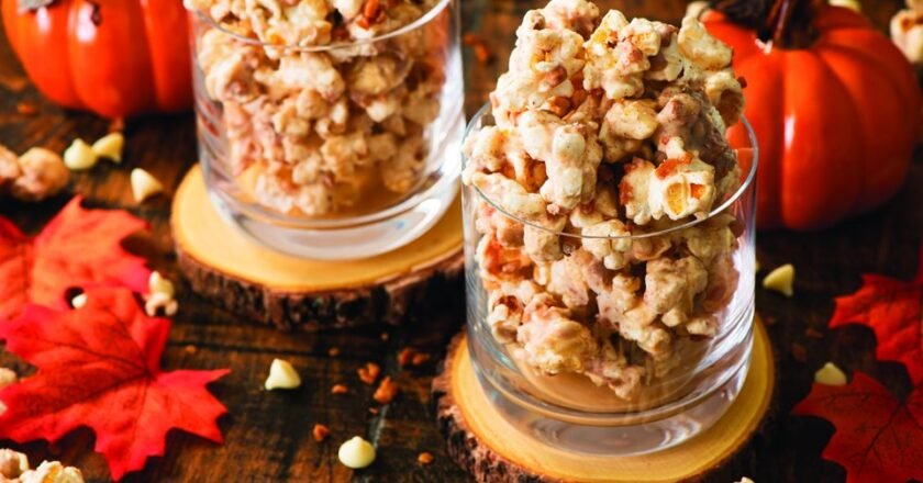 Spooky Popcorn Snack