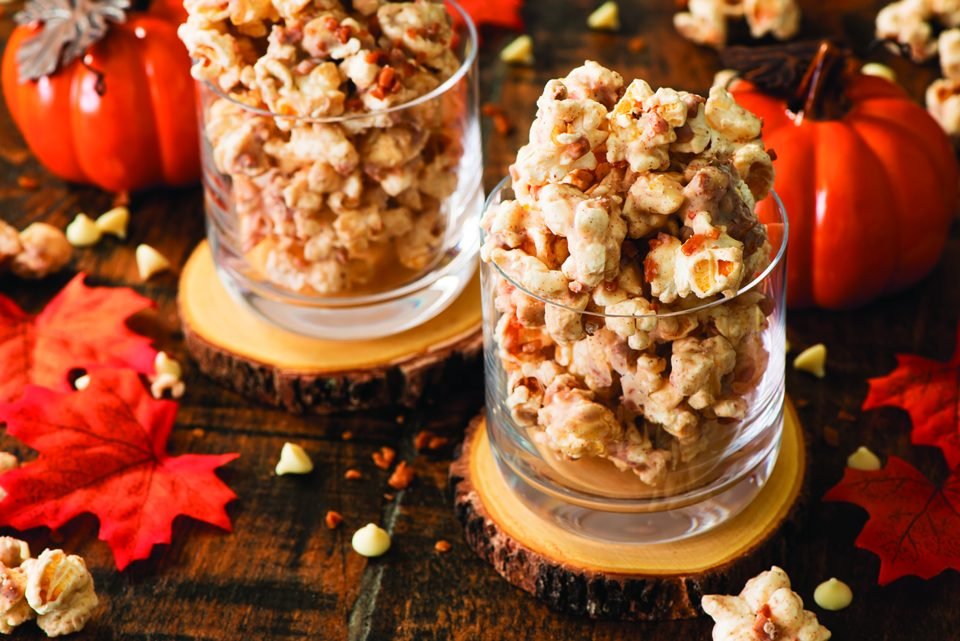 Spooky Popcorn Snack