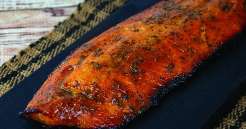 Grilled Glazed Salmon