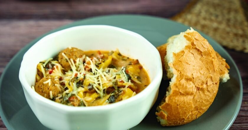 Meatball Tortellini Soup