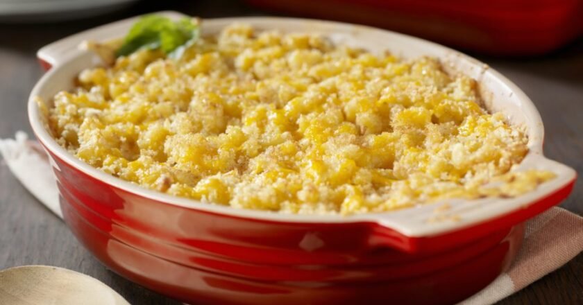 Jalapeno Cornbread Mac and Cheese