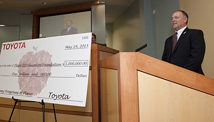 School Board Recognizes Toyota for $1,000,000 Donation to Academy Programs